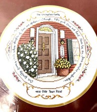 Elsa Williams Counted Cross Stitch Kit "A Family Circle" 12" Diam Made In USA