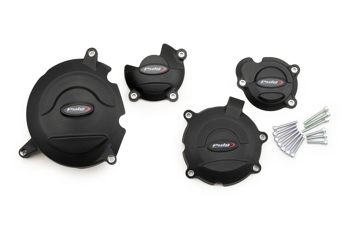 Puig Black Engine Guard Kit Suzuki GSX S 1000 GX 2024-2025 - Image 4