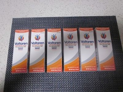 VOLTAREN PAIN RELIEVER GEL 1.76 OZ.  *** LOT OF 6 ***