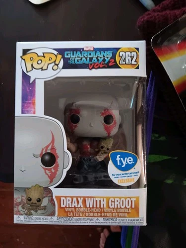 Funko Pop! - Marvel: Guardians of The Galaxy Drax with Groot 262 (FYE Exclusive)