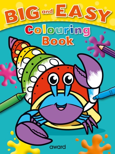 Big & Easy Colouring Books: Crab by Angela Hewitt PAPERBACK 9781782705475