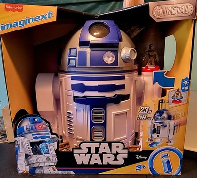 NIB Imaginext Star Wars R2-D2 Large 23'' Tall w/Lights Sounds w/metal C3PO New