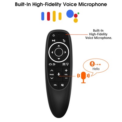 Smart Voice Remote Control 2.4G Wireless Mouse Gyroscope IR Learning For G10 Hot