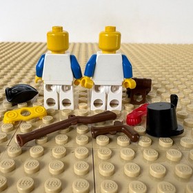 LEGO Pirates: Imperial Officer + Soldier + Sailboat, SHARK 6273 ROCK ISLAND 1991