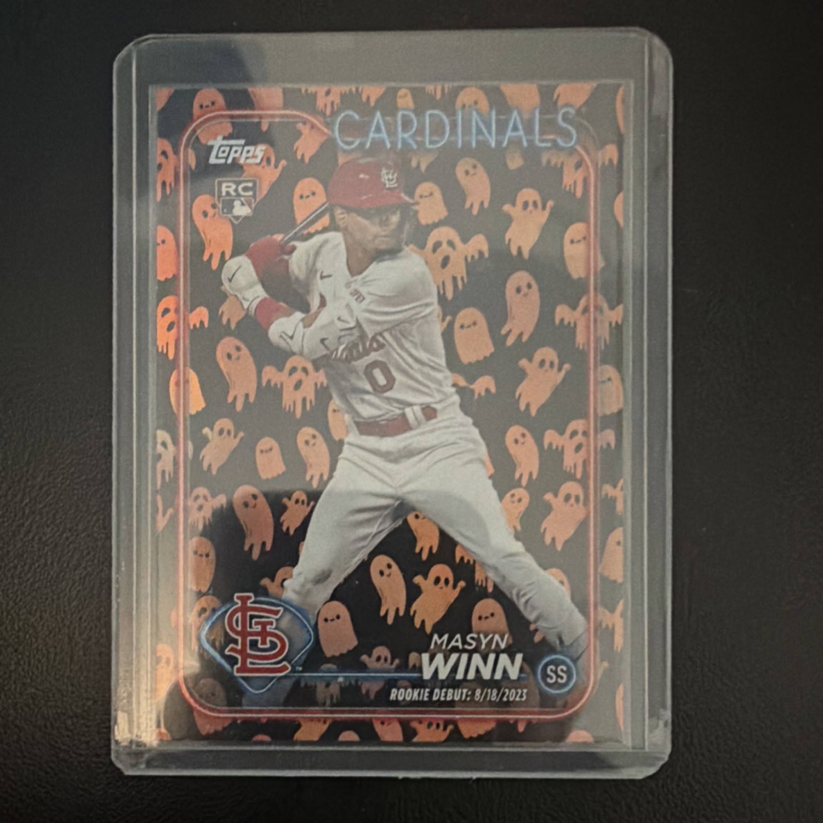 Topps 2024 Update Ghost Parallel Masyn Winn Cardinals Rookie Debut #US272