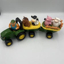 Tomy Ertl John Deere Farm Animal Tractor Hayride Sounds Complete Set 6 piece