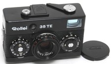 Rollei 35 TE Black compact film camera w. Tessar 3.5/40mm NOTTESTED