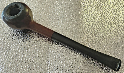 Rare GBD 94671 Panelled Bent Estate Pipe - 8-Sided Octagonal Bowl - Metal Rondel
