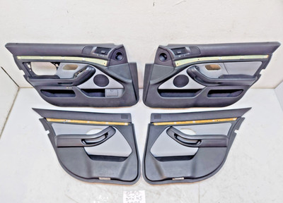  00-03 OEM BMW E39 M5 Front Rear Left Right Interior Door Panel Silverstone SET*