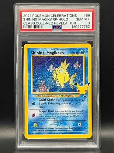 Shining Magikarp graded PSA 10 for sale on eBay