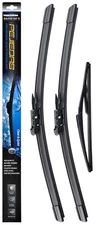 Wiper Blades Set 3Pcs OEM Quality 28in 21in 12in Mercedes ML GL R Compatible