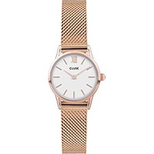 OROLOGIO DONNA CLUSE LA VEDETTE MESH ORO ROSA BIANCO/ORO ROSA