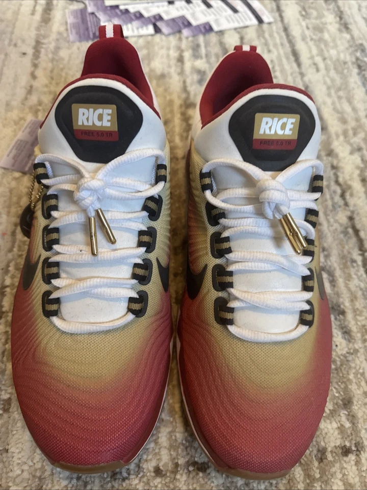 签名耐克男式 9.5 免费训练鞋 5.0 Nrg Jerry Rice 49ers 训练鞋 — 第 2/4 张图片