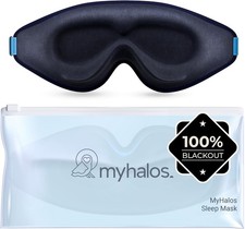 Image of MyHalos® 100% Blackout Sleep Masks for Women & Men - Zero Eye Pressure Eye Mask