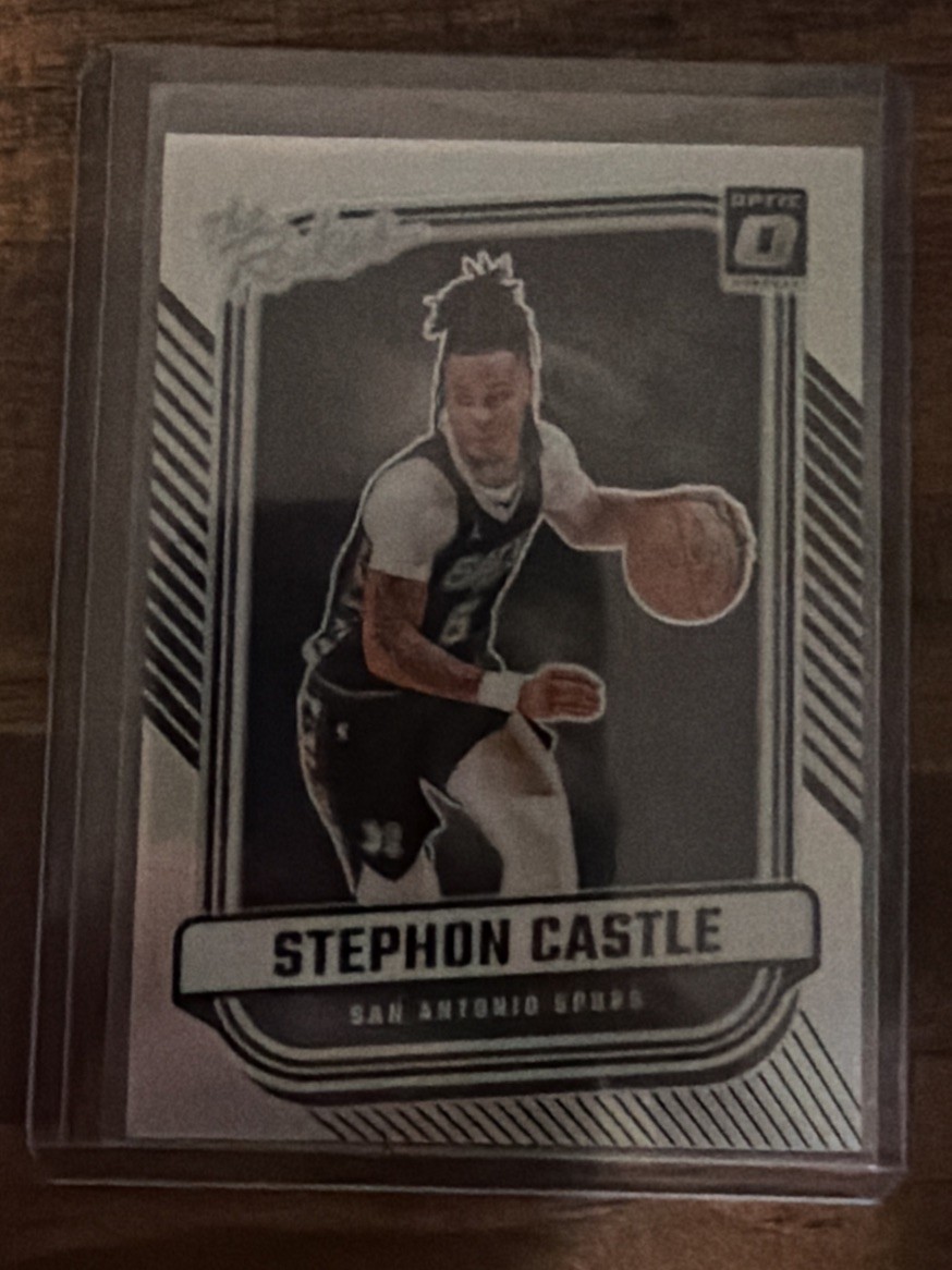 2024-25 Panini Donruss Optic - Stephon Castle The Rookies Holo PRIZM #4 Spurs