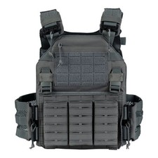 101 INC QR Plate Carrier Lasercut Plattentr&auml;ger, wolf grey