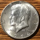 1964 P Kennedy Half Dollar - Brilliant AU Quality - FREE SHIPPING