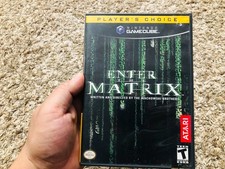 Enter the Matrix (Nintendo GameCube, 2003) Players Choice w/Manual Tested
