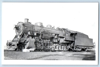 c1950's Locomotive Train Jackson Mississippi MS RPPC Photo Vintage Postcard