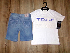 NWT BOYS TRUE RELIGION SHORTSET SZ M 5/6