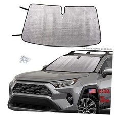 Windshield Sun Shade Custom Fit 2019 2020 2021 2022 2023 to-yo-ta RAV4 Blocks