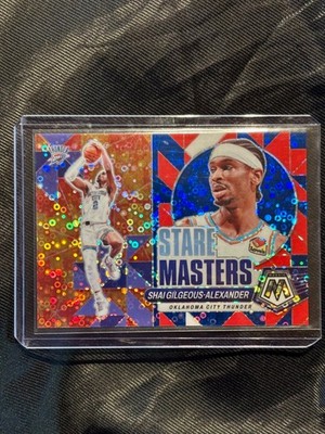 Shai Gilgeous-Alexander Mosaic Stare Masters Blue Fast Break 04/85 Thunder MVP