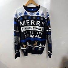 You Look Ugly Today Merry Christmas Ya Filthy Animal Home Alone Sweater Large