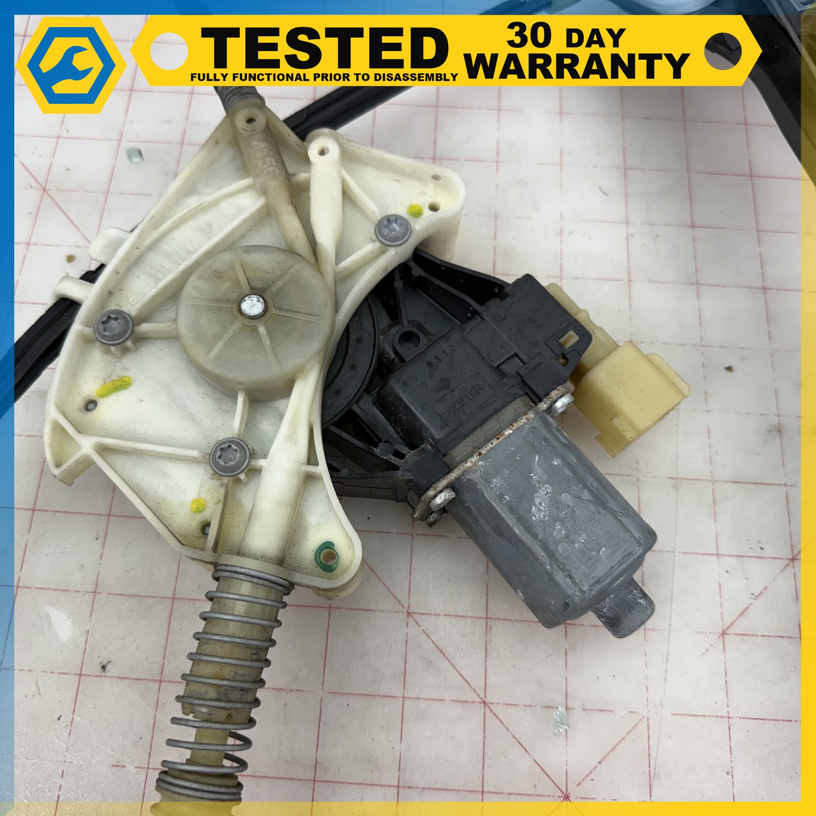 14-17 MASERATI GHIBLI FRONT RIGHT SIDE DOOR WINDOW REGULATOR W/ MOTOR OEM