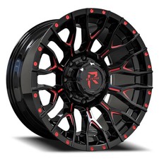 Revenge Rv-201 Wheel 20x10 -19 8x165.1 125.2 Black Single Rim