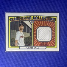 2021 Topps Heritage - Clubhouse Collection Relics Chris Sale #CCR-CS (MEM)