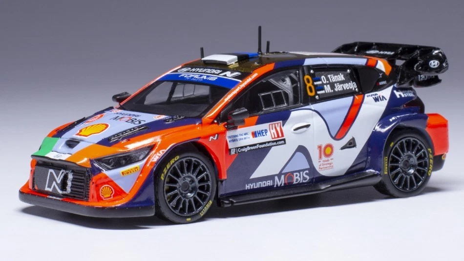 MODELLINO AUTO STATICO IXO HYUNDAI I20 N WRC TANAK RALLY CROATIA 2024 SCALA 1/43 - Immagine 3 di 4