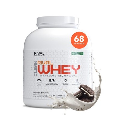 Rival Nutrition Clean Rival Whey Cookies And Cream Protein Powder I Whey