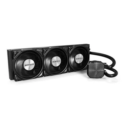 Montech HyperFlow Silent 360, Black, 360mm AIO Hydro CPU Cooler, 3x 120mm Metal