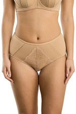 PARFAIT Lingerie Charlene P5005 High Waist Brief Panty Warm Sand