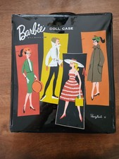 Barbie Ponytail Doll Case 1961   Mattel   WORKING LATCH   Tray  Accessories  