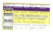 Yes the band & Kansas 7/27/00 Raleigh NC Alltel Pavilion Rare Ticket Stub