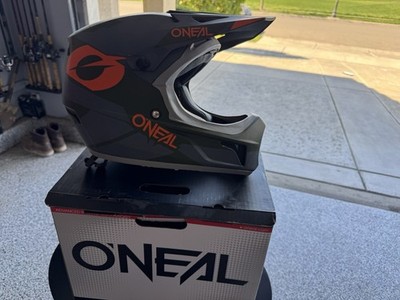 O'Neal Sonus Deft Mountain Bike Helmet Olive/Orange