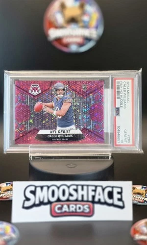 🔥 2024 Mosaic Caleb Williams Pink No Huddle #/20 PSA 10 GEM MINT 🔥**