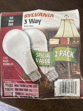 Sylvania 3-Way light bulbs 2 Pack 30 70 100 Rare Hard To Find