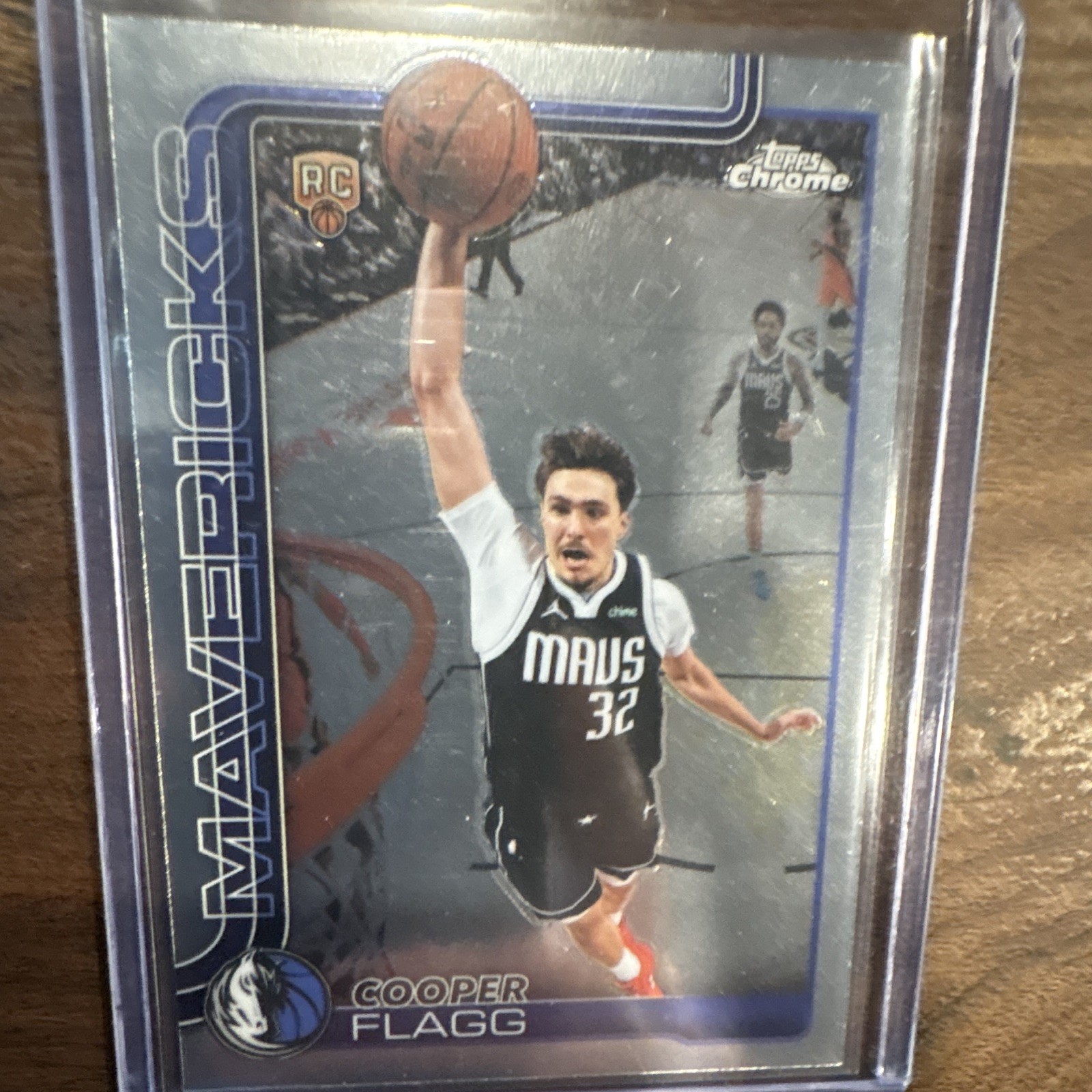 Topps 2025-26 Topps Chrome Cooper Flagg Dallas Mavericks #251 Rookie