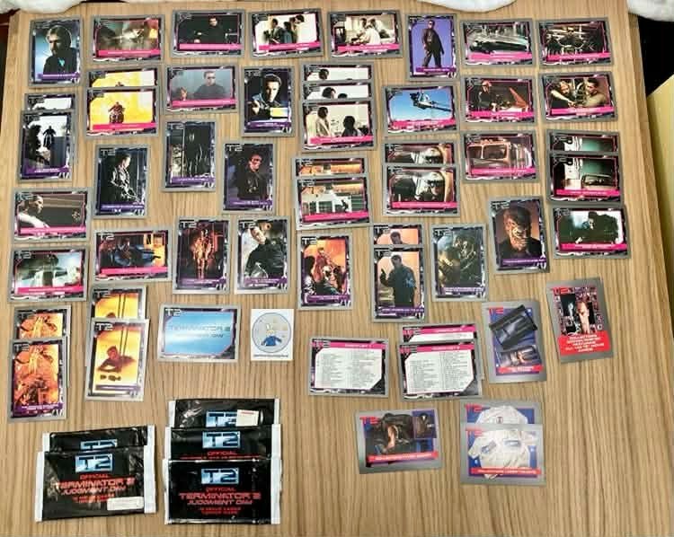 Terminator 2: Judgement Day (T2) 1991 Trading Cards Lot. 