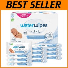 Unscented 3-In-1 Baby Wipes, 12 Packs, Hypoallergenic