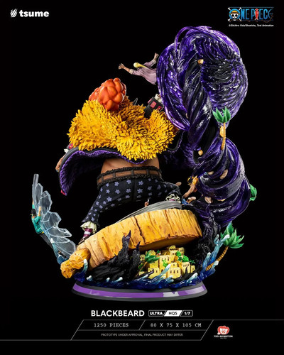 Tsume Blackbeard Ultra HQS 1/7 Scale Statue One PIECE - Picture 23 of 23