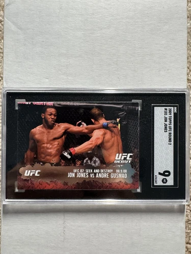 Jon Jones 2009 Topps UFC Round 2 #101 Rookie Card RC SGC 9 Mint