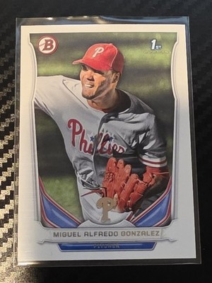 2014 Bowman - Prospects Miguel Alfredo Gonzalez #BP105 (RC) Phillies 1st Bowman 
