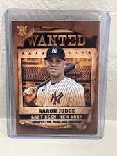 2021 Topps Big League Wanted Insert Aaron Judge Yankees WT-7 Baseball