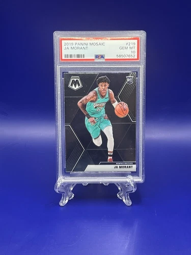 2019-20 Panini Mosaic - RC #219 Ja Morant (RC) PSA 10