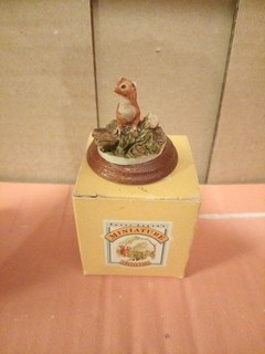 Vintage Rare Peter Fagans Miniature Collection Colour Box Animal Ferrt