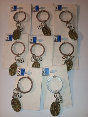 Set Of 8 Soccer Keychain for Girl Soccer Team Gifts Soccers Accessories 