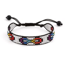 Autism Awareness Beaded Bracelets   Handmade Adjustable Support Jewelry